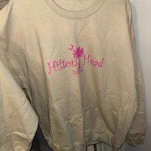 Gildan Heavy Blend Beige Sweatshirt